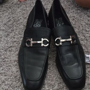 Salvatore Ferragamo Men's Black Loafers
